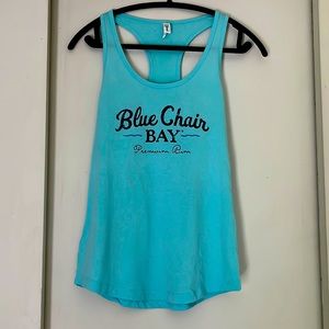 Caribbean Blue Chair Bay tank top